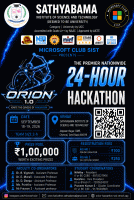 ORION 1.0 — Build Beyond the Stars Hackathon Poster